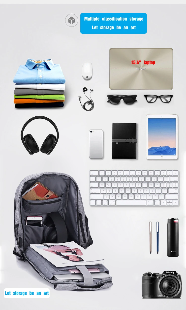 Школьный рюкзак 15,6, рюкзак для ноутбука, модный, usb зарядка, Противоугонный рюкзак для девушек, бизнес, женский, мужской, дорожная сумка, Mochila