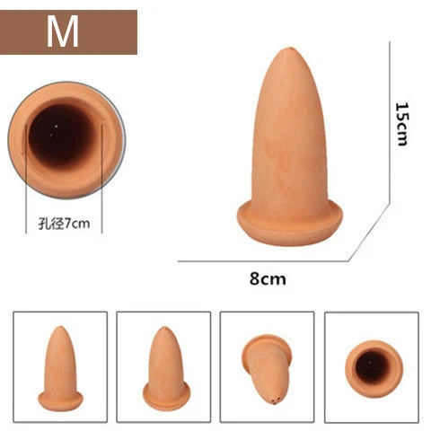 BESPORTBLE Aquarium Spawning Cone - Ceramic Fish Breeding Cone For Angelfish & Shrimp