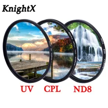 

KnightX UV CPL ND Star variable Lens Filter For canon nikon photo 24-105 d5300 18-200 49mm 52mm 55mm 58mm 62mm 67mm 72mm 77mm