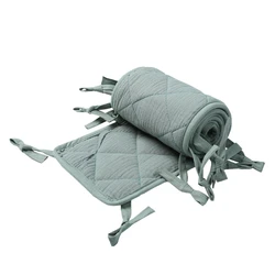 Plush Cotton Baby Crib Teething Guard and Safety Rail Cover (S)
