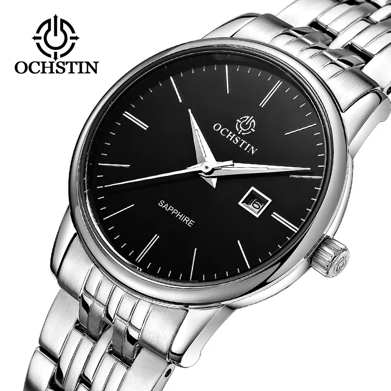 

Switzerland Augustus Deng Genuine Product Business WOMEN'S Wristwatch Elegant Fine Steel Belt Waterproof Women's Calendar Watch