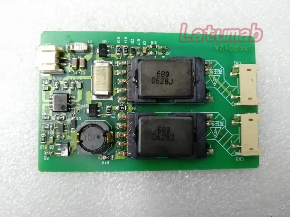 

Latumab For Sharp 10.4 inch LQ104V1DG51 LQ104V1DG52 double lamp big mouth SAKQ012A high pressure bar high voltage board inverter