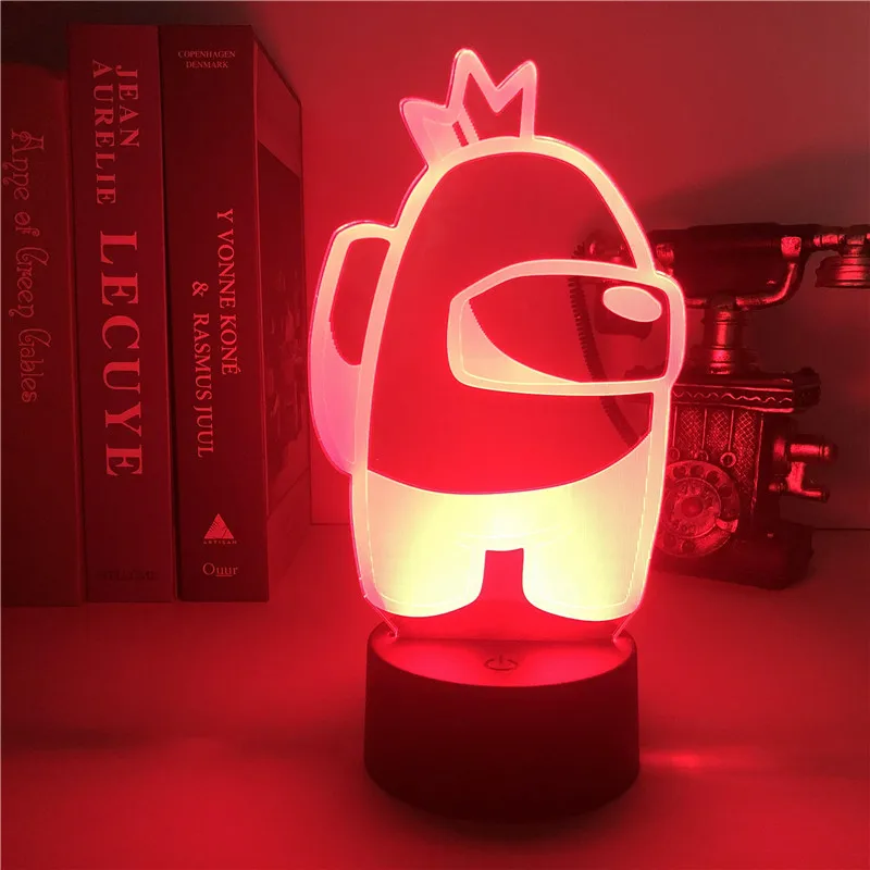3d лампа для игр 7/16 цветов RGB светодиодный ночсветильник Настольный Декор дома