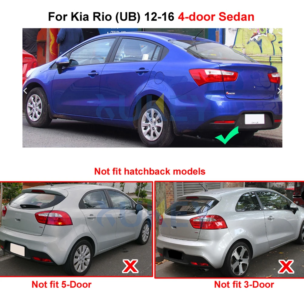 Molded Car Mud Flaps For Kia Rio 12 13 14 15 16 4dr Sedan Saloon Mudflaps Splash Guards Mud Flap Mudguards Accessories Car Mud Flaps Mud Flapssplash Guard Aliexpress