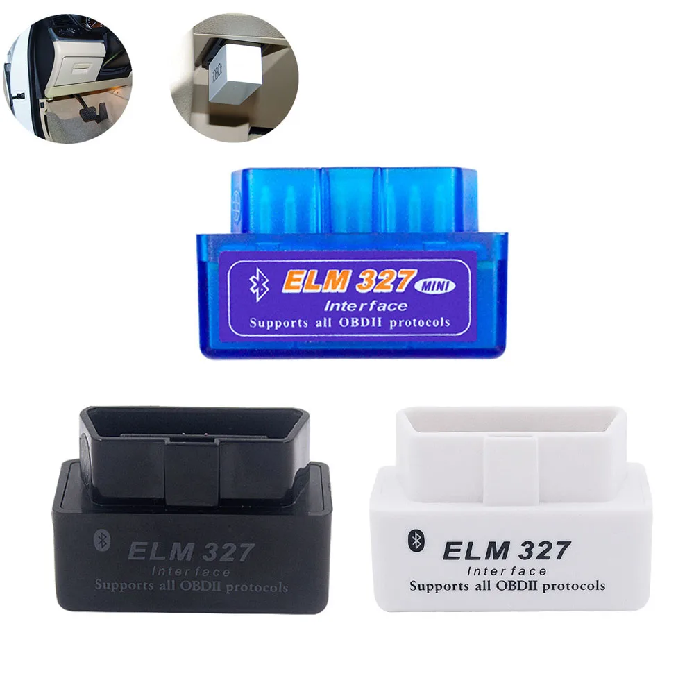 ELM 327 V2.1 OBD2 сканер для Ford Fiesta ST Focus 2 3 Mondeo ELM327 интерфейс Bluetooth OBDII автомобильный
