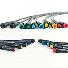 Super Komplette! Julet Mini Stecker 2 3 4 5 6Pin Kabel Wasserdichten Stecker Für Ebike Bafang Display Optional Pin Kabel