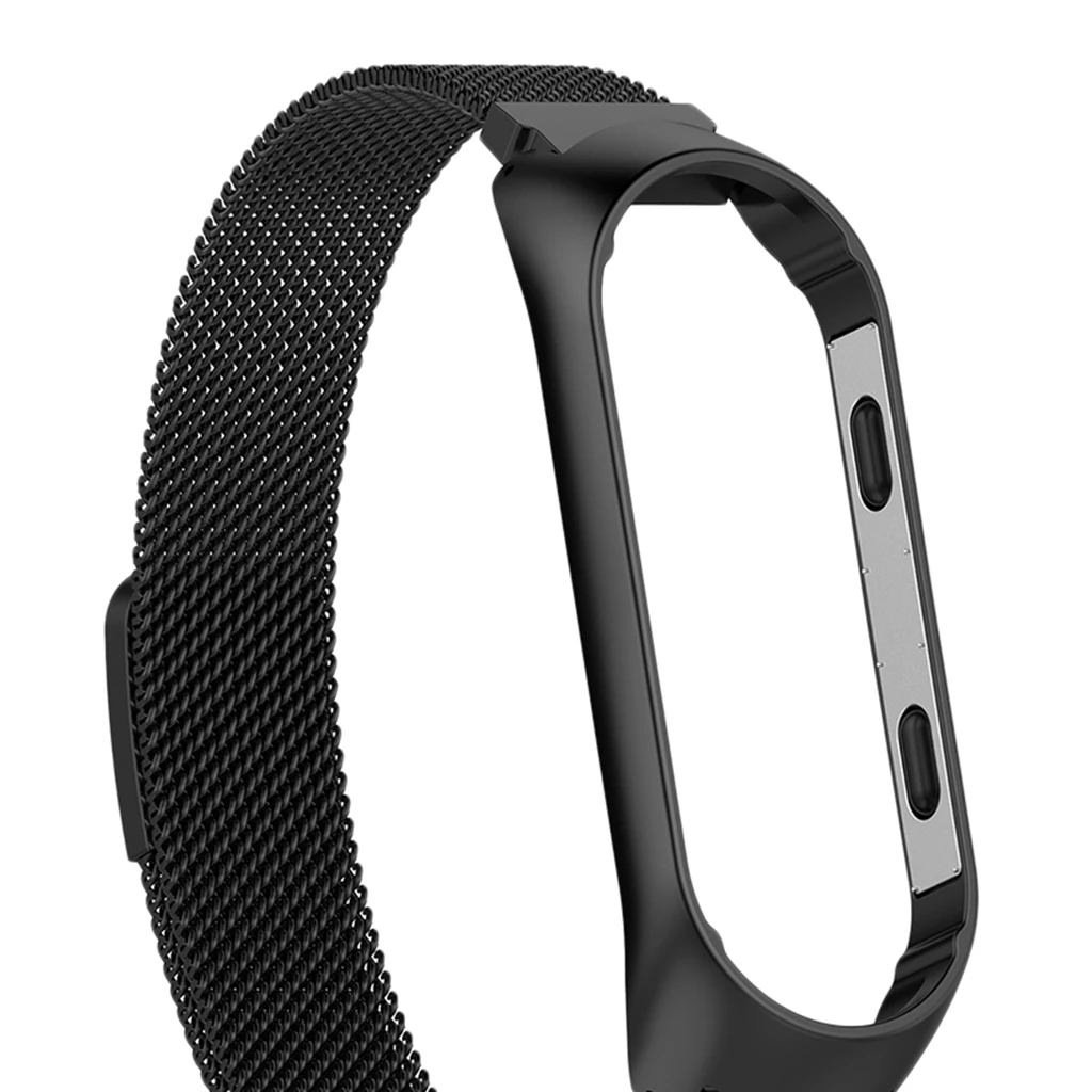 Сменный ремешок из нержавеющей стали для xiaomi mi Band 3 4 браслет ремешок для спортивных часов часы металлический ремешок на руку для xiaomi mi band 3 4