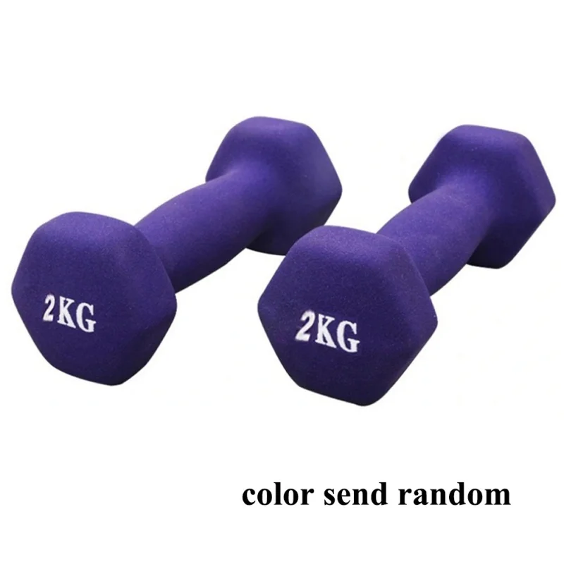 1 1 5 2kg 1pc Small Dumbbell Thin Arm Yaling Plastic Dipping High quality Shaping Aerobics