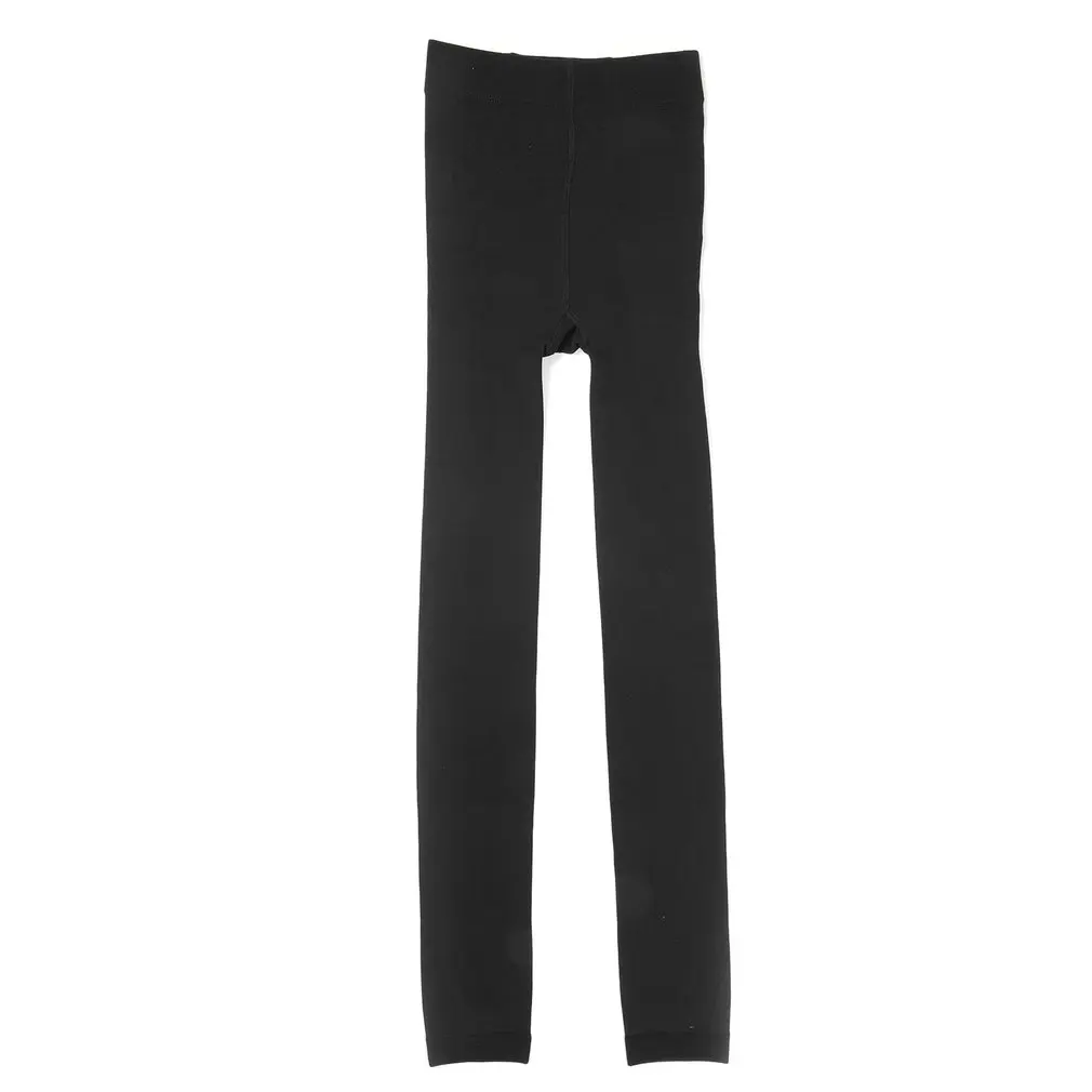 

Female Elastic Leggings Plus Velvet Women Spring Autumn And Winter Warm Leggings Thickening Solid Color Trousers Slim-cut Bottom