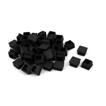 

Chair Leg Plastic Blanking End Cap Square Tube Insert Black 20mmx20mm 50pcs