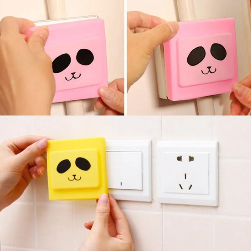 

1pcs Safety Cover Switch Protection Cover Cartoon Waterproof Dustproof Anti-electric Cover Children Electrical Protection Cover