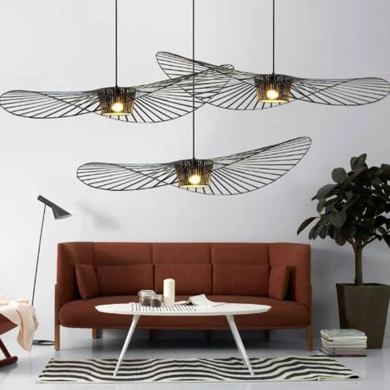 

2020 modern vertigo lamp Nordic Led vertigo suspension pendant Light Personality Hat Dining Kitchen Hanging Lamp fast shipping