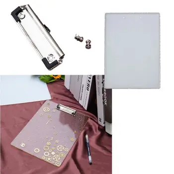 

Handmade Vertical File Folder Resin Molds Portfolio Drawing Board Silicone Resin Casting Mold Stationery Art Craft Tools