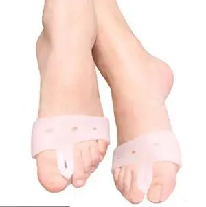 High Quality Silicone Comfortable Toe Separator 2PCS Gel Foot Toe Hallux Valgus Separators Bunion Relief Straighteners