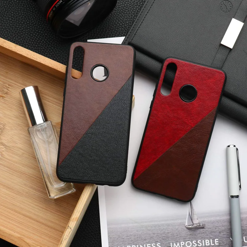 

Luxury Leather Case for Huawei P20 Lite P30 Mate 30 20 10 Pro Case Soft TPU Cover On Huawei Y9 Prime Y7 Y6 2019 Nova 5 4 3i 3