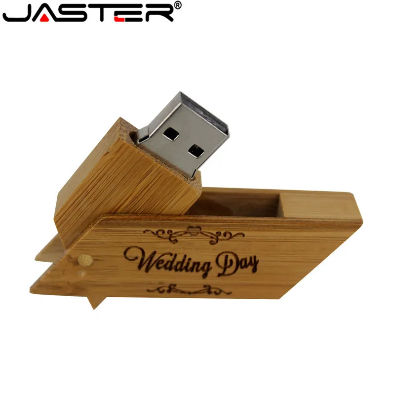 JASTER USB флеш-накопитель трапециевидной формы из дерева, USB флешка, USB 2,0, 4 ГБ, 8 ГБ, 16 ГБ, 32 ГБ, 64 ГБ, u-диск, креативные подарки