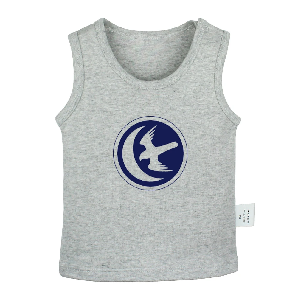 Орел Игра престолов дом Arryn of the Eyrie As High as Honor новорожденных детские майки футболки жилет для малышей одежда без рукавов для младенцев - Цвет: JcBabyYV2175G