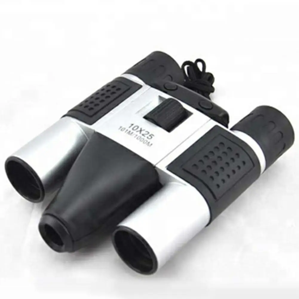 

TWISTER.CK Portable 10x25 Black Binocular Telescope Digital Telescope DT08 for Concert Football Match