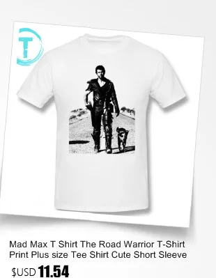 Mad Max футболка Mad Max Fury Road What A Lovely Day футболка с короткими рукавами 6xl Футболка с принтом Мужская 100 хлопковая Классическая футболка
