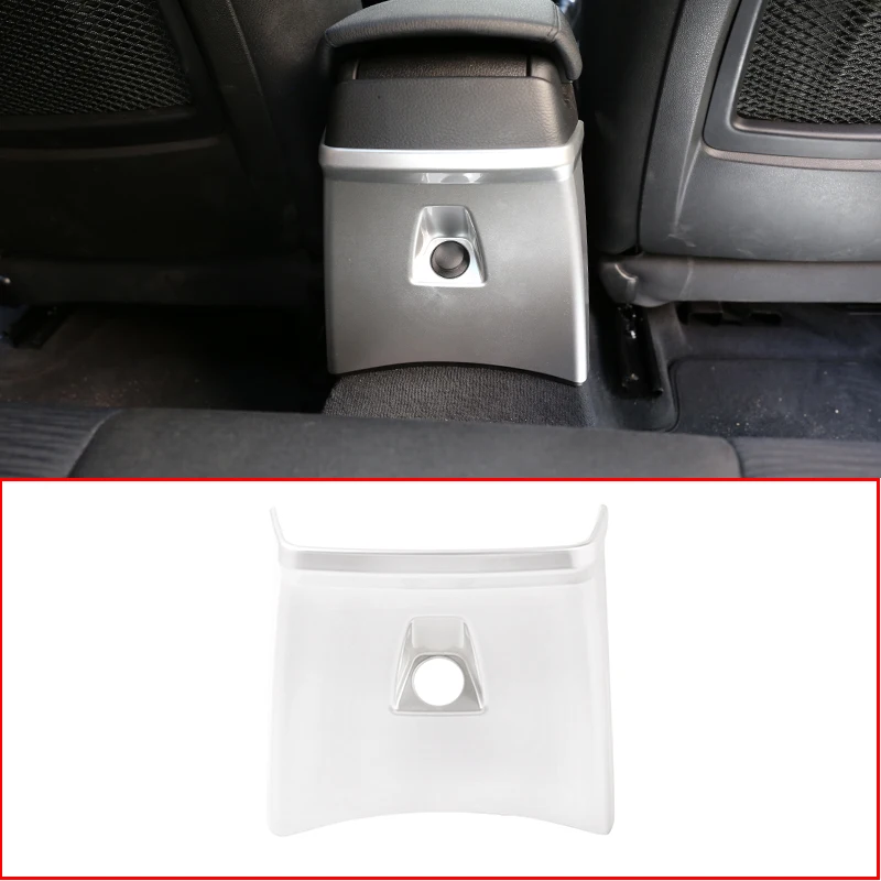 Для BMW X1 E84 2010-2015 ABS Хромовая автомобильная пленка сзади ряд Кондиционер Vent Панель