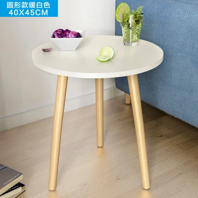 Z скандинавский журнальный столик для гостиной, современный минималистичный чайный столик из твердой древесины, многофункциональный чайный столик - Цвет: 40X45cm B1