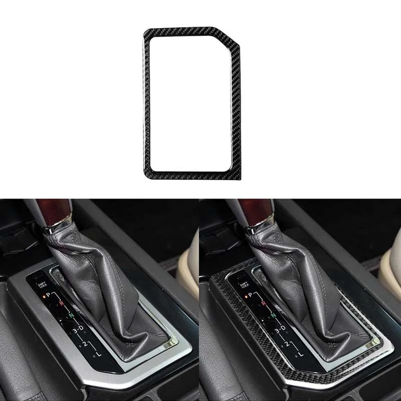 

Carbon Fiber Center Gear Shift Panel Trim fit For Land Cruiser Prado 2010-2018