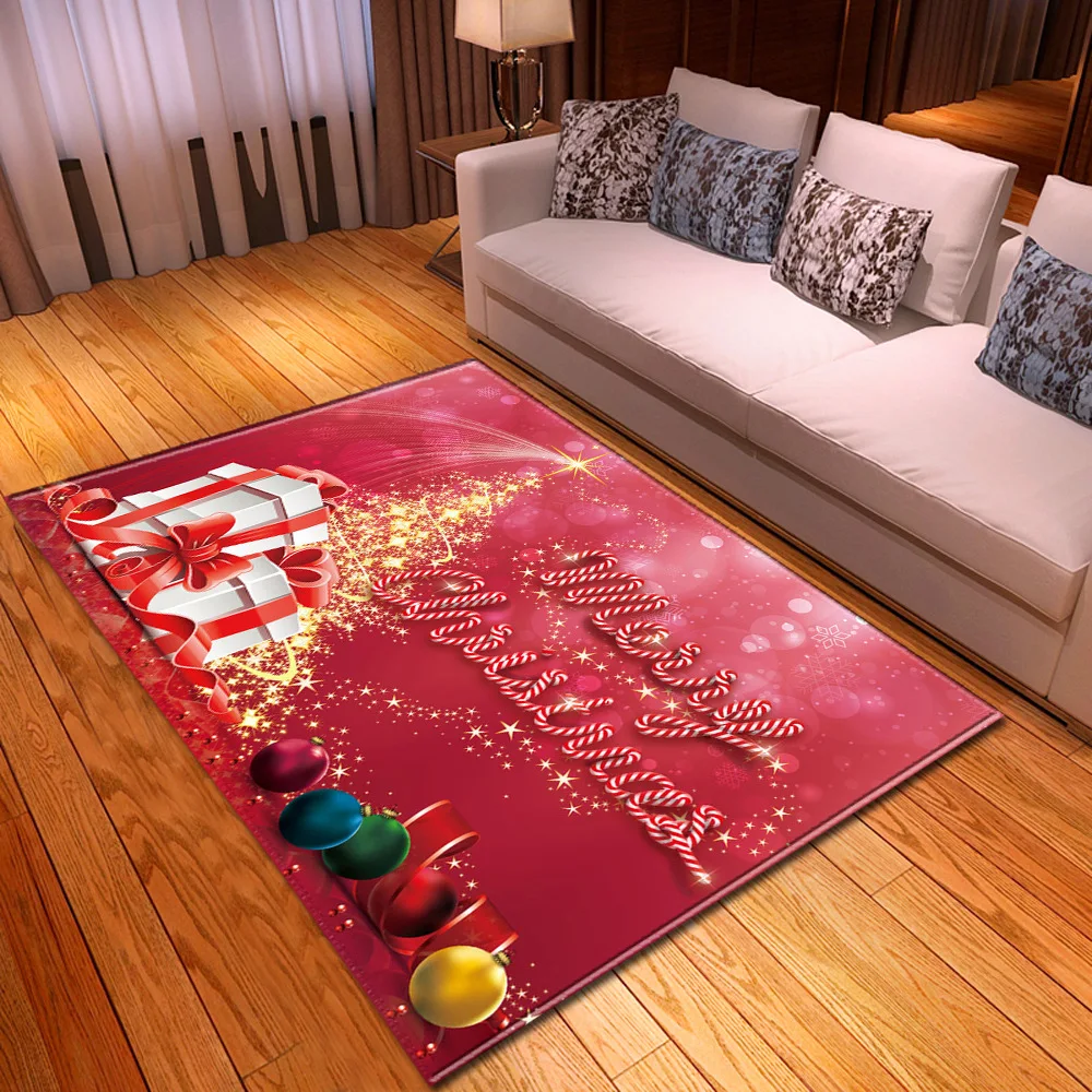 Коврик с рождественским дизайном для гостиной, украшение для дома, большой ковер для детской комнаты, 3D Рисунок, Детский ковер, прикроватные Коврики для спальни - Цвет: XSD25