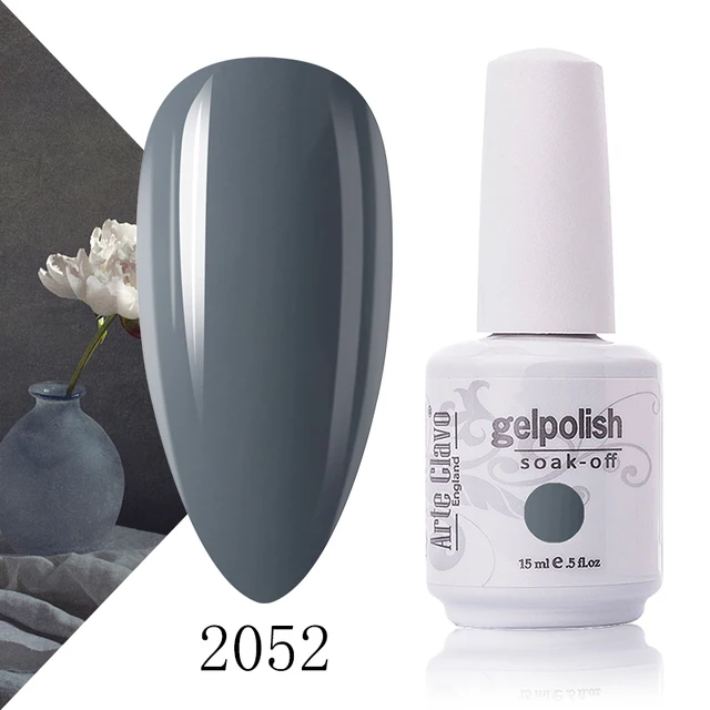 Arte Clavo 131 Colors Gel Polish Nail Gel Varnish Paint Semi Permanent Nails Art Gel Nail Polish For Manicure Top Coat Base Coat 2052