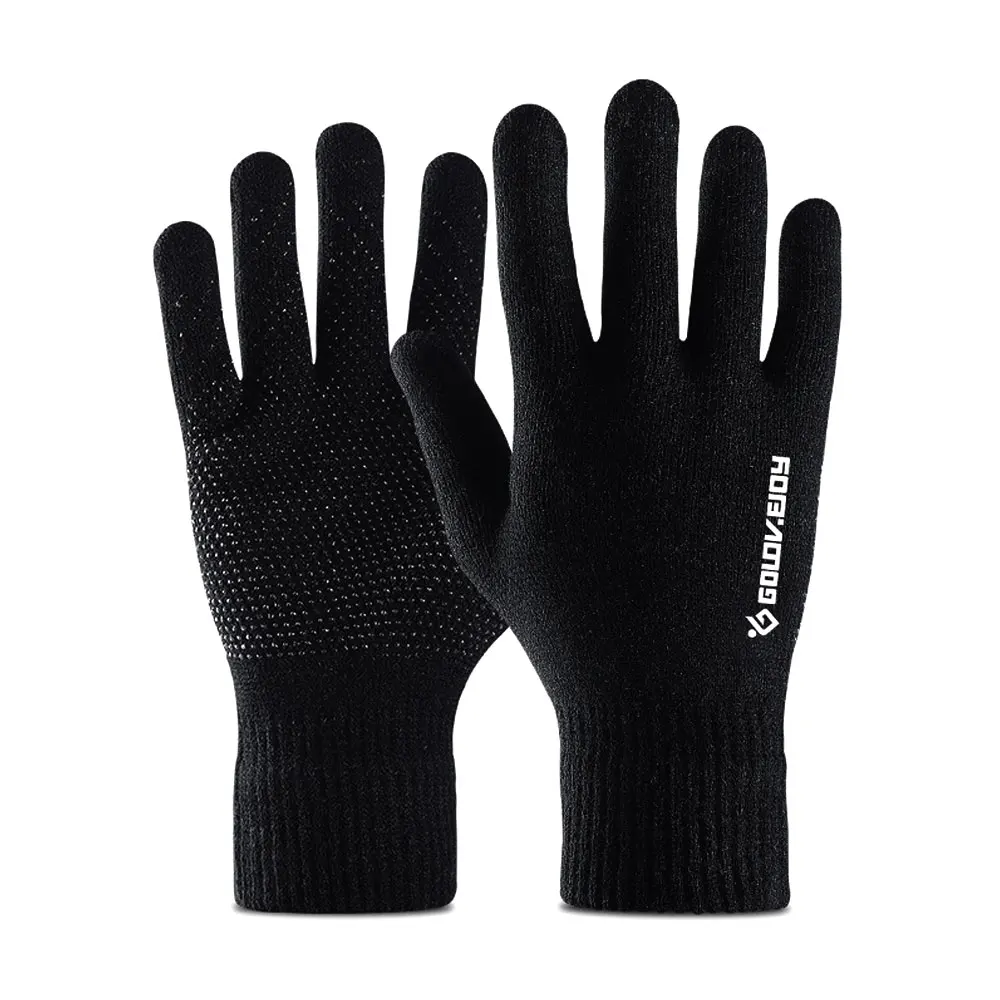 1Pair Polar Sport Couple Touch Screen Smartphone Gloves, Fleece Lined Interior Comfort& Warmth, Compatible for Universal Phones