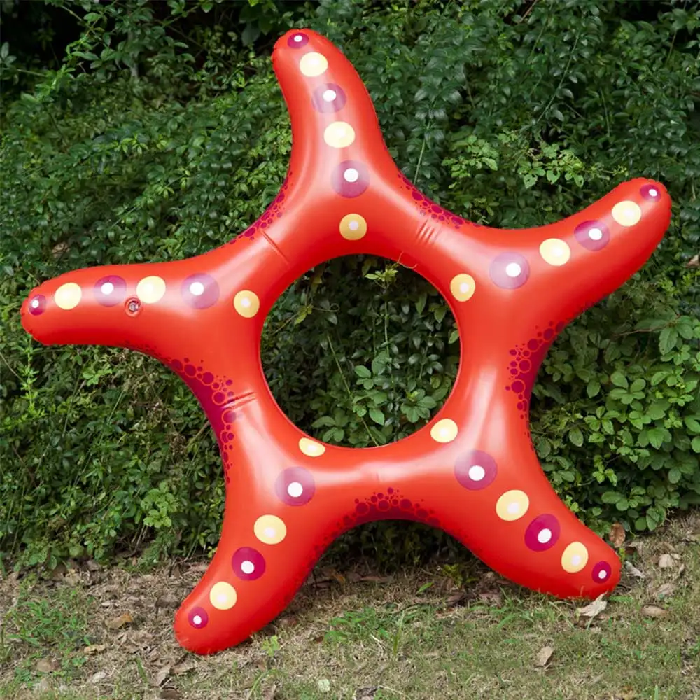 MrY Inflatable Starfish Shape Swimming Ring Float Swimming Circle Children Beach Summer Water Party Toy Pool Float Circle
