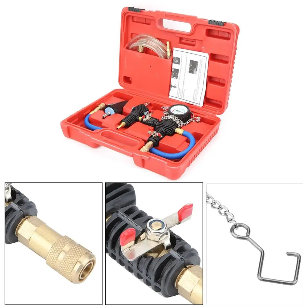 Coolant Vacuum Purge Tool with Carrying Case,Cooling System Vacuum Purge & Coolant Refill Kit for Car SUV Van Cooler Coolant Vacuum Purge Tool with Carrying Case,Cooling System Vacuum Purge & Coolant Refill Kit for Car SUV Van Cooler