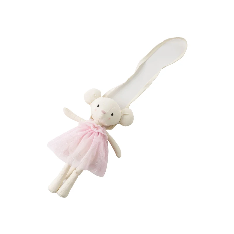 DB12111 davebella дети животные мультфильм куклы косой ребенок милые игрушки - Цвет: pink