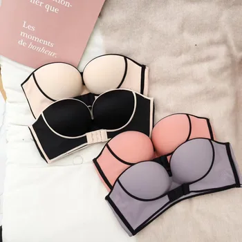 

Second Generation Seemless No Steel Ring Push up Adjustable Breast Hugging Bra Comfortable and Breathable Strapl