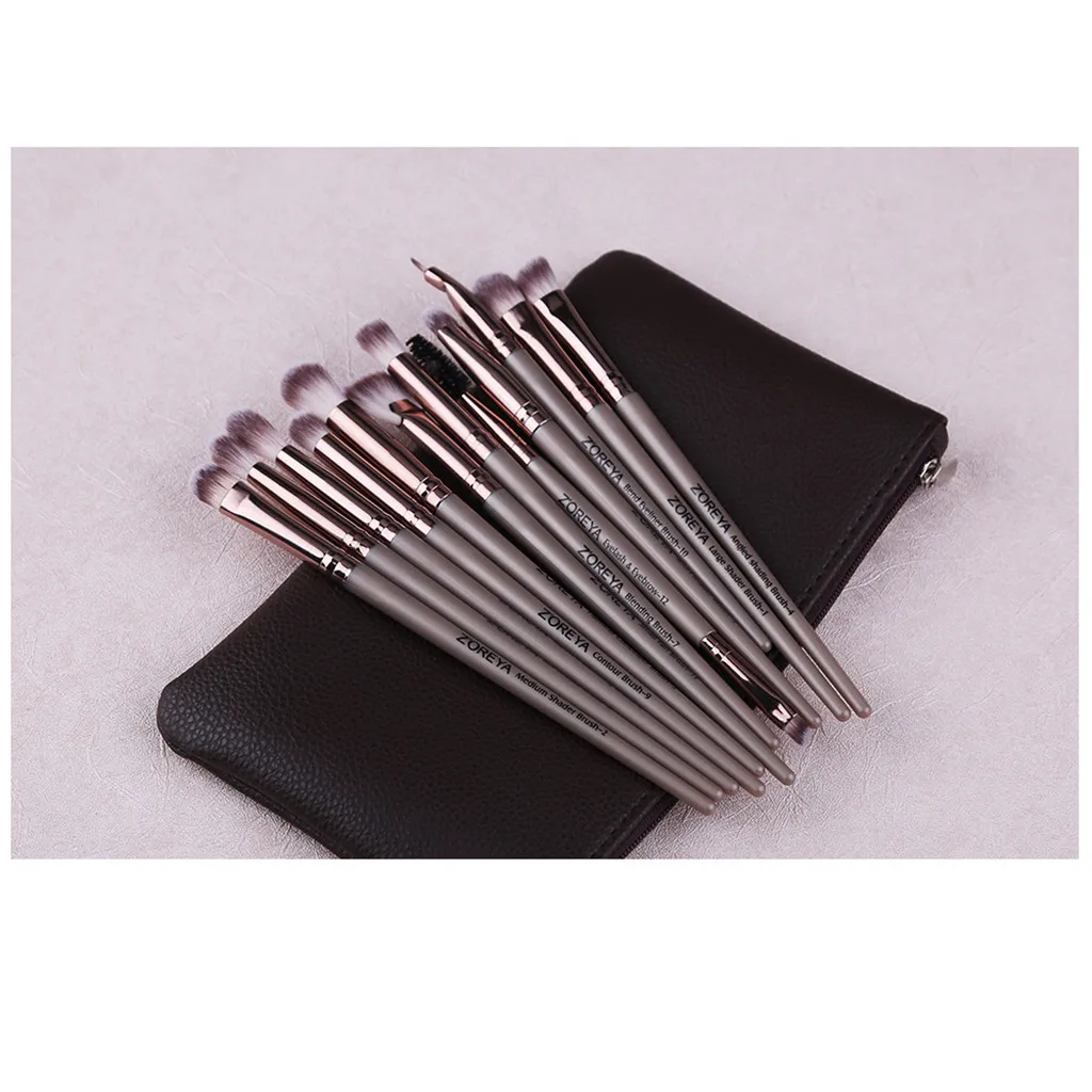 New man-made fiber kit makeup brush eye shadow eye liner lip makeup brush mix women make up brushes advanced brushes for makeup