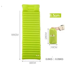 Открытый Кемпинг Одиночная двойная надувная подушка легкая и легко носить с собой