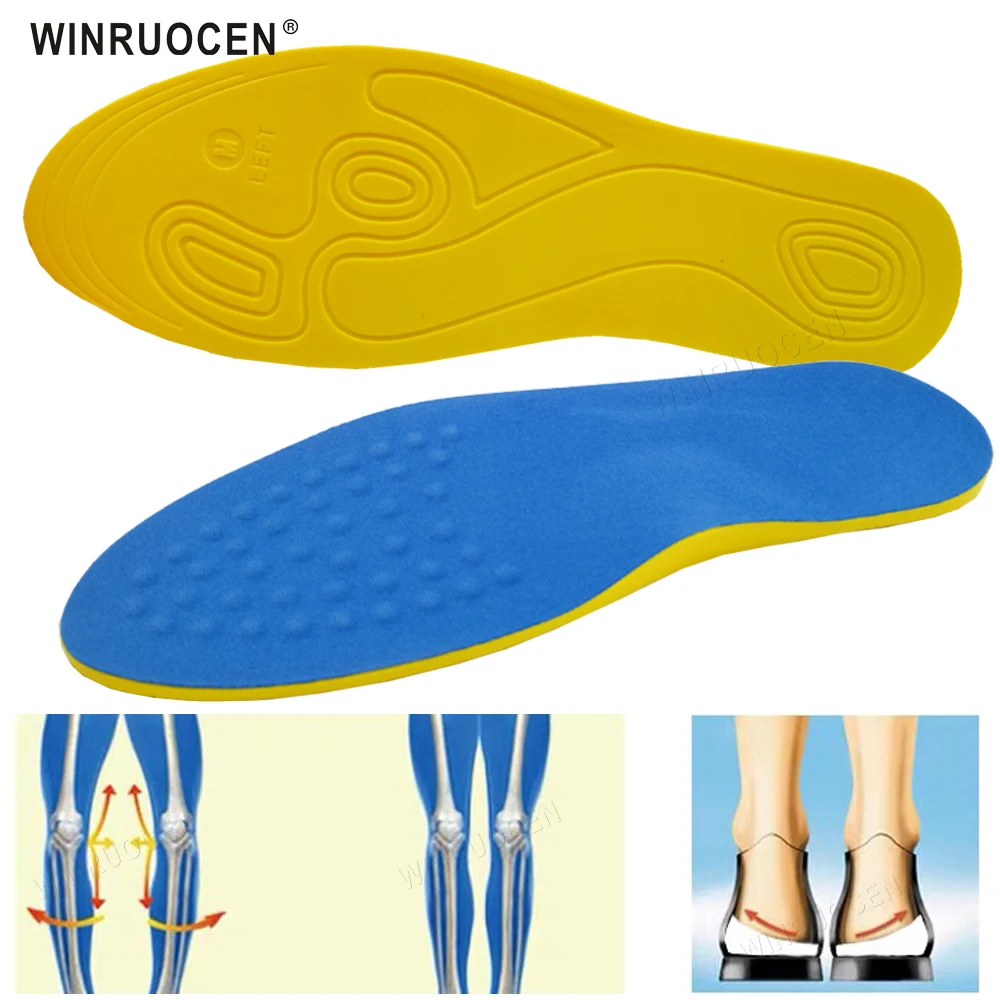 PU Cotton O/X leg Orthopedic Insoles 