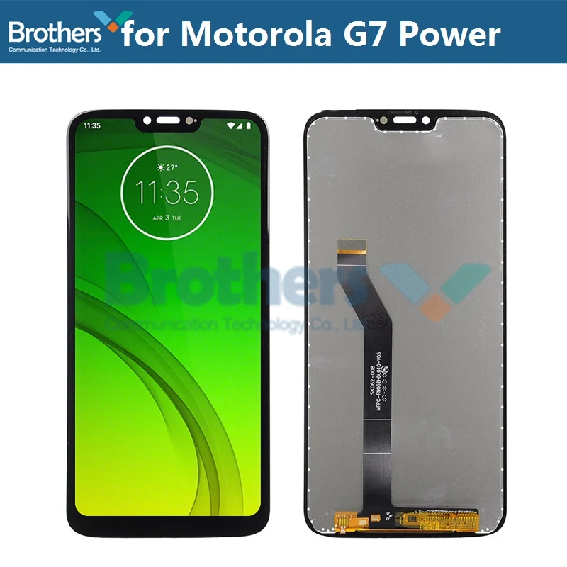 ЖК-дисплей для Motorola Moto G7 power ЖК-экран для Moto G7 power ЖК-сборка сенсорный экран дигитайзер замена телефона тест - Цвет: LCD no Tools