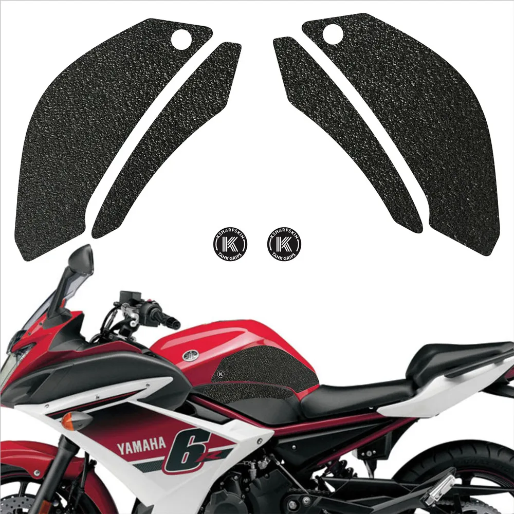 KSHARPSKIN Fuel tank grip motorcycle sticker side protection decal for YAMAHA 09-17 FZ6R 09-15 XJ6 DIVERSION F | Автомобили и
