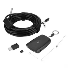 1 шт. WiFi эндоскоп IP67 водонепроницаемая камера с светодиодный подсветкой для осмотра труб автомобиля