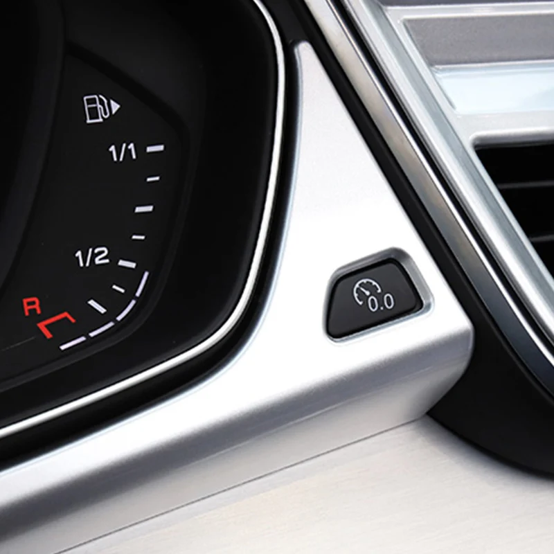 GELINSI для Audi Q5 FY автомобильный Стайлинг приборной панели автомобиля Панель крышка обрезки Стикеры хромированные внутренние аксессуары