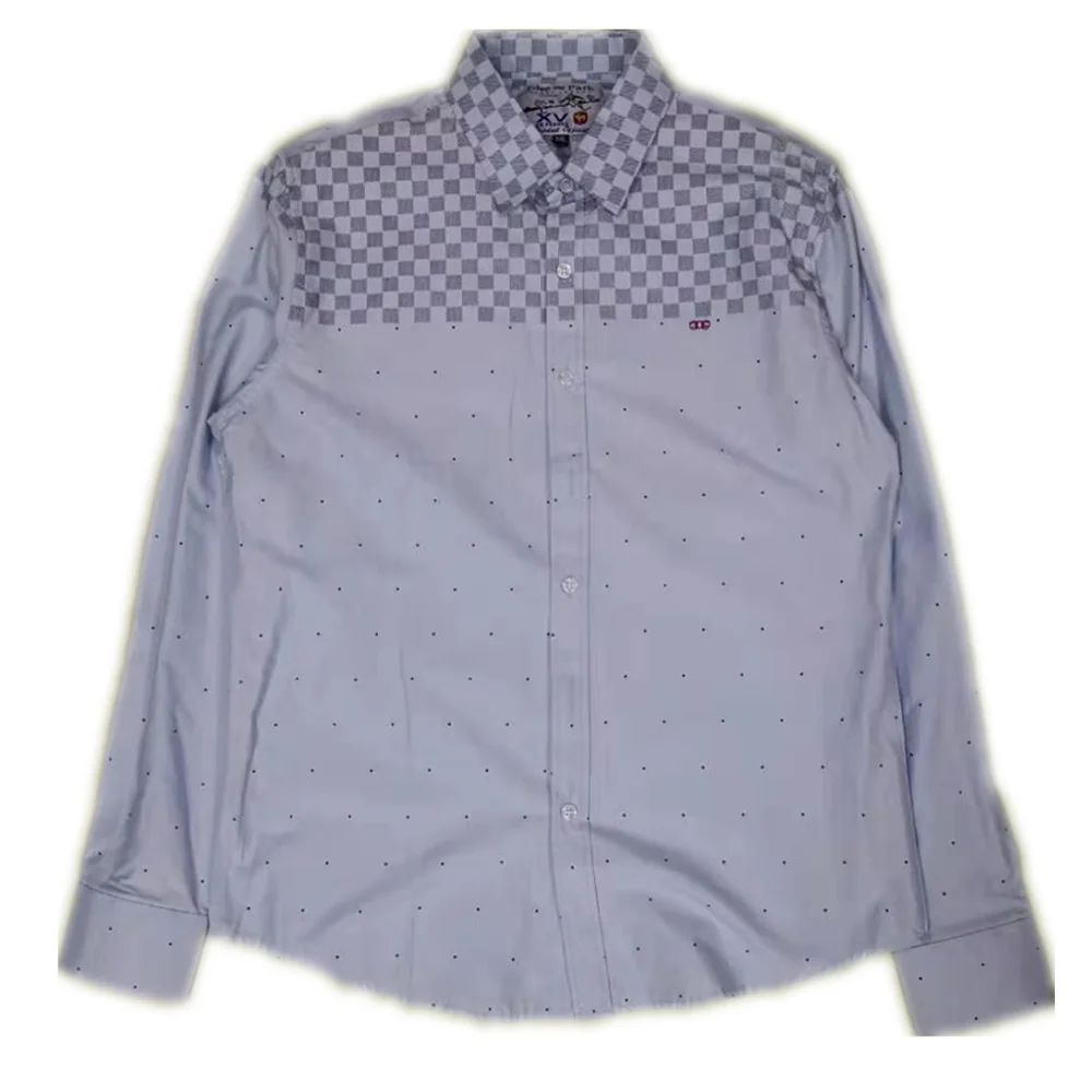 Рубашка с вышивкой, camisa masculina, мужские рубашки с длинным рукавом, хлопок, Social hombre eden park faconnable Сорочки мужские