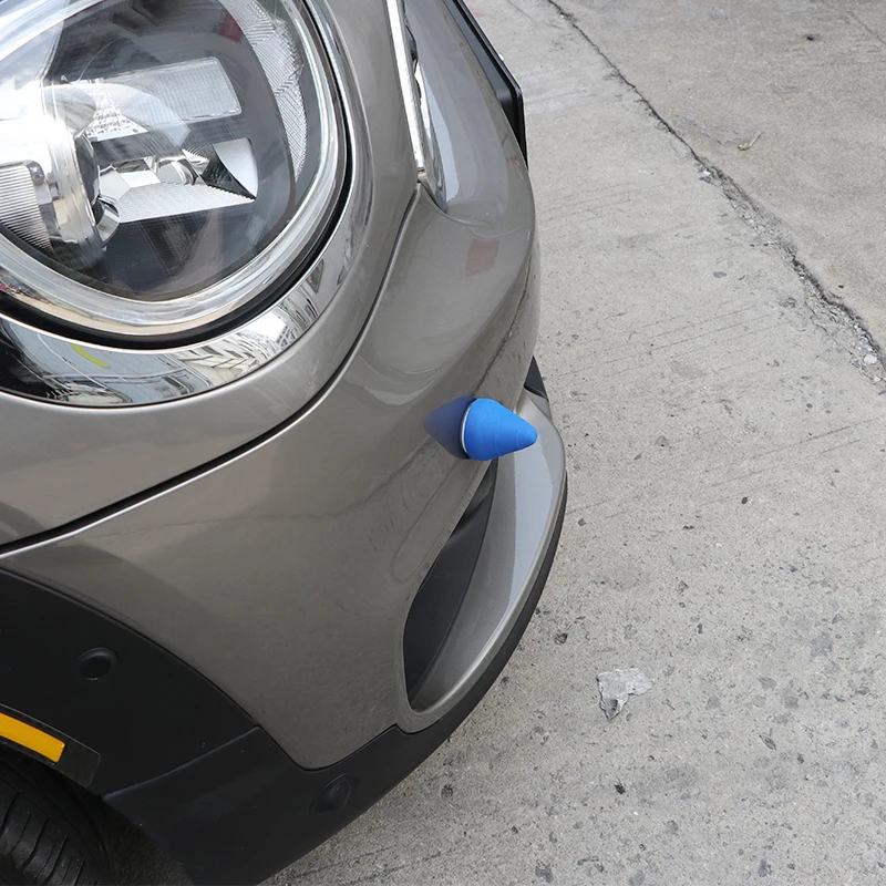 2 шт. защита автомобиля 3D наклейка бампера анти столкновения внешняя отделка для MINI Cooper S F54 F55 F56 F57 F60 R55 R56 R60