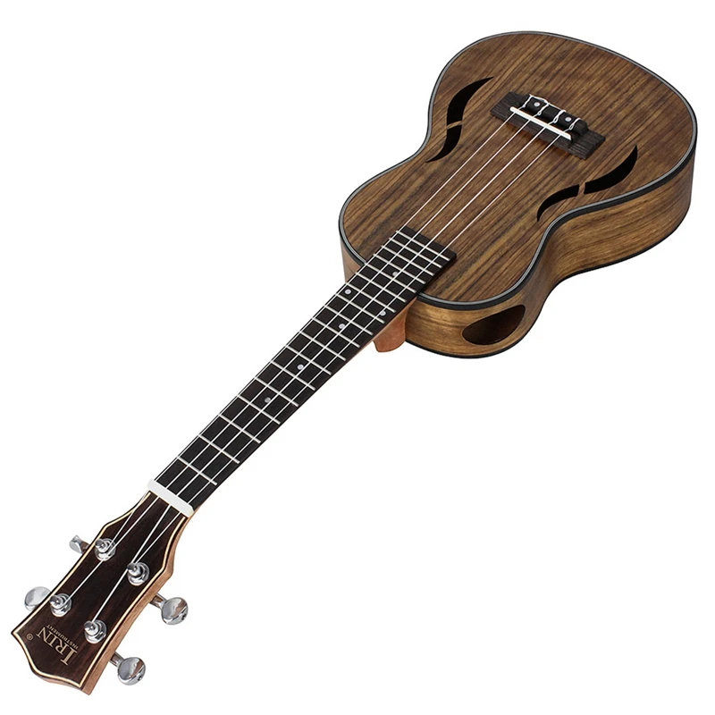 

Irin Concert Ukulele Kits 23Inch Walnut Wood 18 Fret Acoustic Guitar Ukelele Bag Capo Strap Mahogany Neck Hawaii 4 String Guit