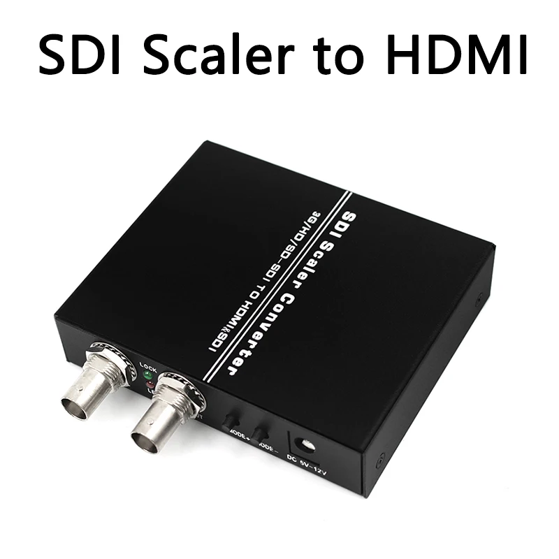 SDI к HDMI скалер Видео Аудио конвертер с петлей 3G/HD/SD-SDI в HDMI/SDI выход 1080P для камеры