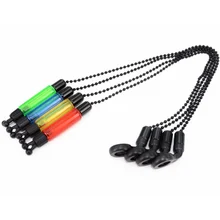 1PC Carp Fishing Swinger Alarm Bite 4 Color Soft  Steel Chain Swinger Carp Fishing Indicator Fish Bell Fishing Tools Accessories