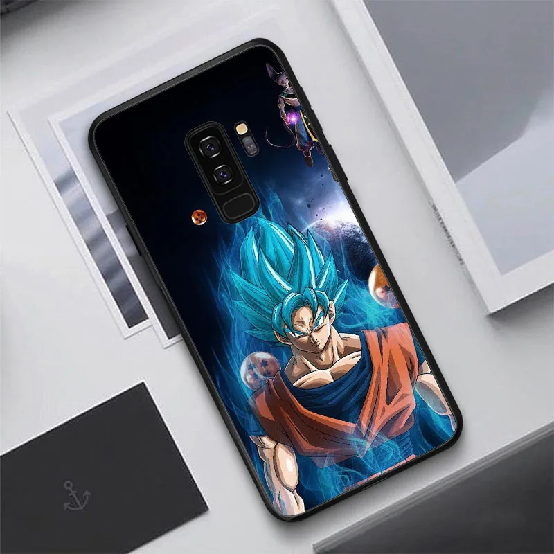 Hot Dragon Ball Super Son Goku black soft TPU phone cases for Samsung Galaxy S10 S10PLUS S7Edge S8 S9 Plus note 8 A750