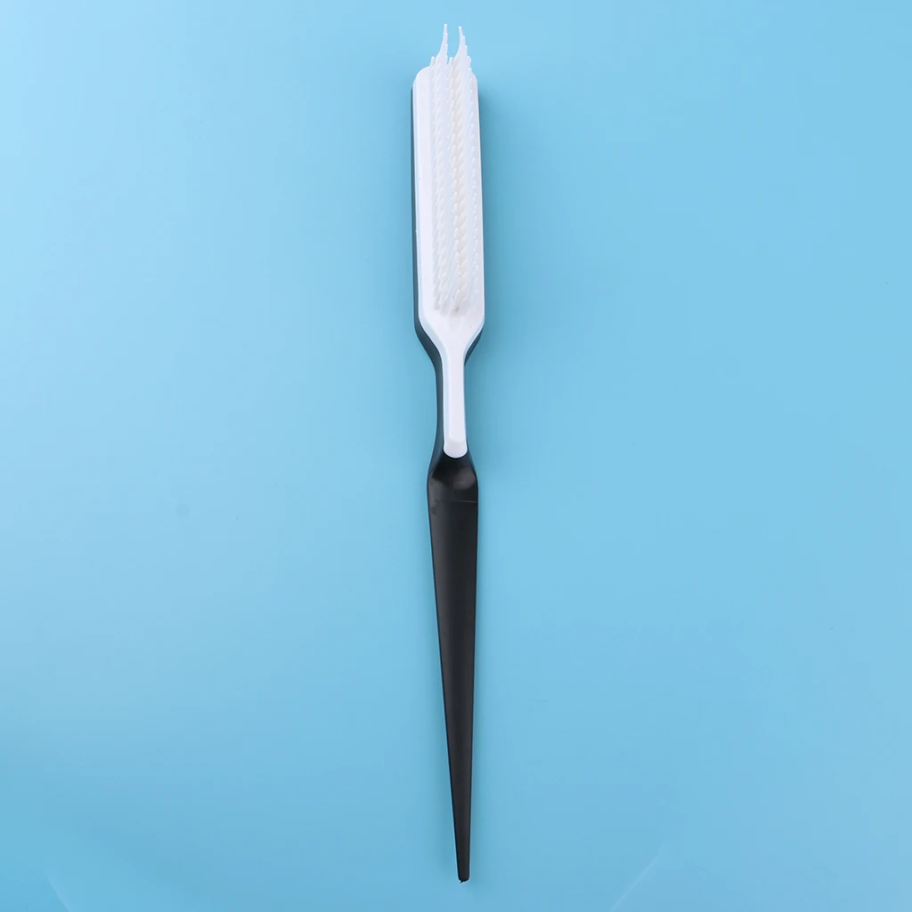 Multi Color Scalp Massage Comb with Three Rows of Pointed Tails Hair Styling Brush