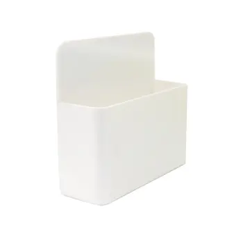 

Bins Organizer Pencil Cup Grid 3 Slots Magnetic Storage Box Fridge Office Plastic Suction Kitchen Whiteboard Home Space Saving
