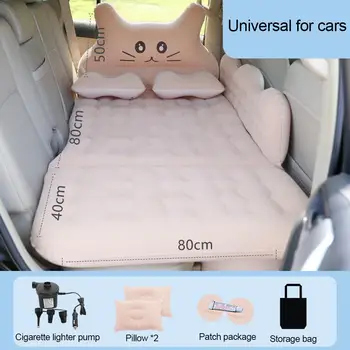 

Car Air Inflatable Travel Mattress Bed For Car Back Seat Mattress Multifunctional Sofa Pillow Outdoor Camping Mat Cushion