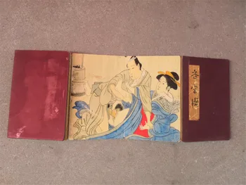 

China Old Beijing old goods spring palace map painted folding picture album